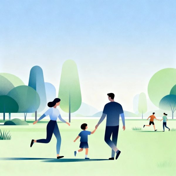 Attività all’aria aperta con la famiglia